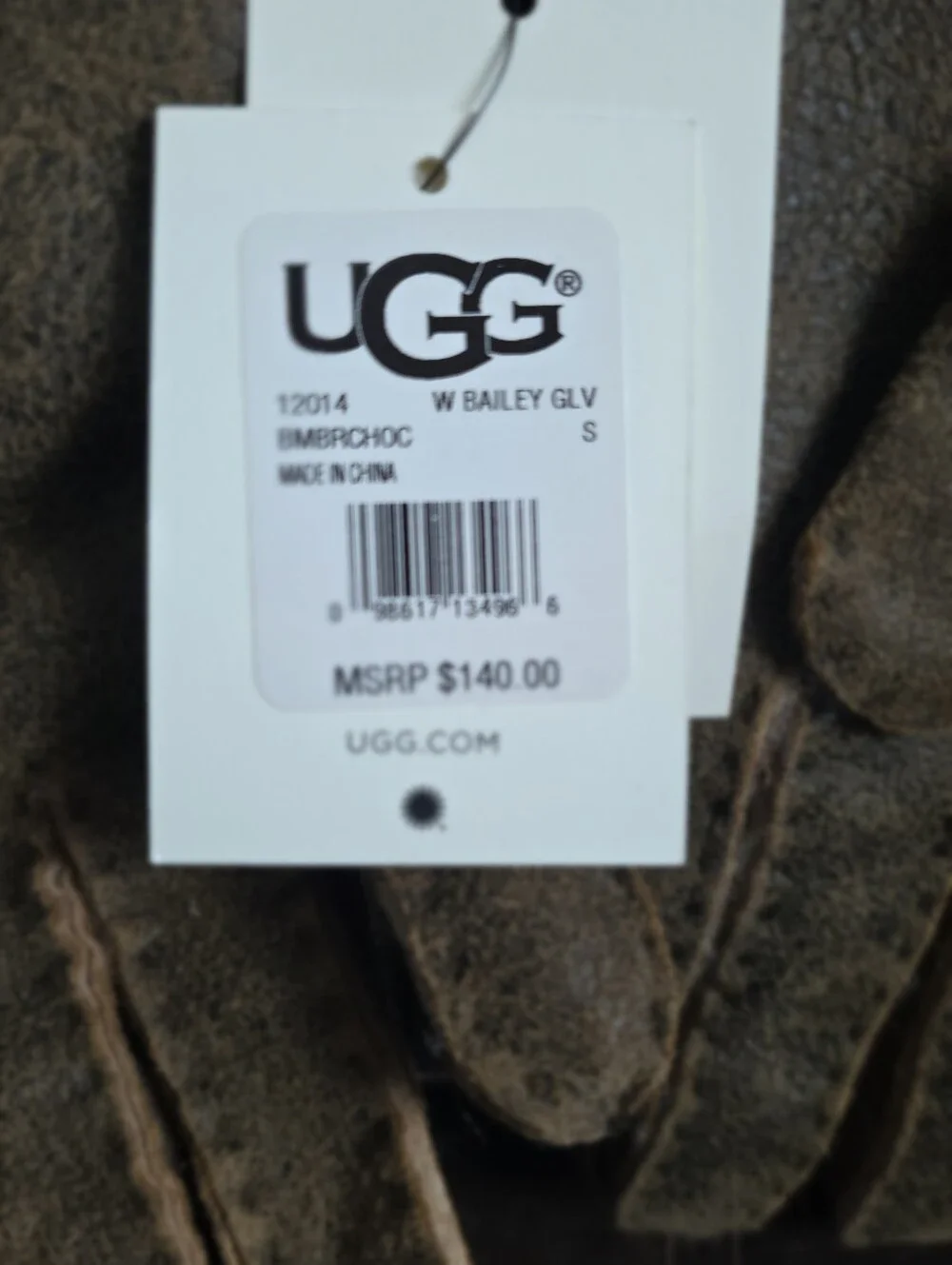UGG suede exterior